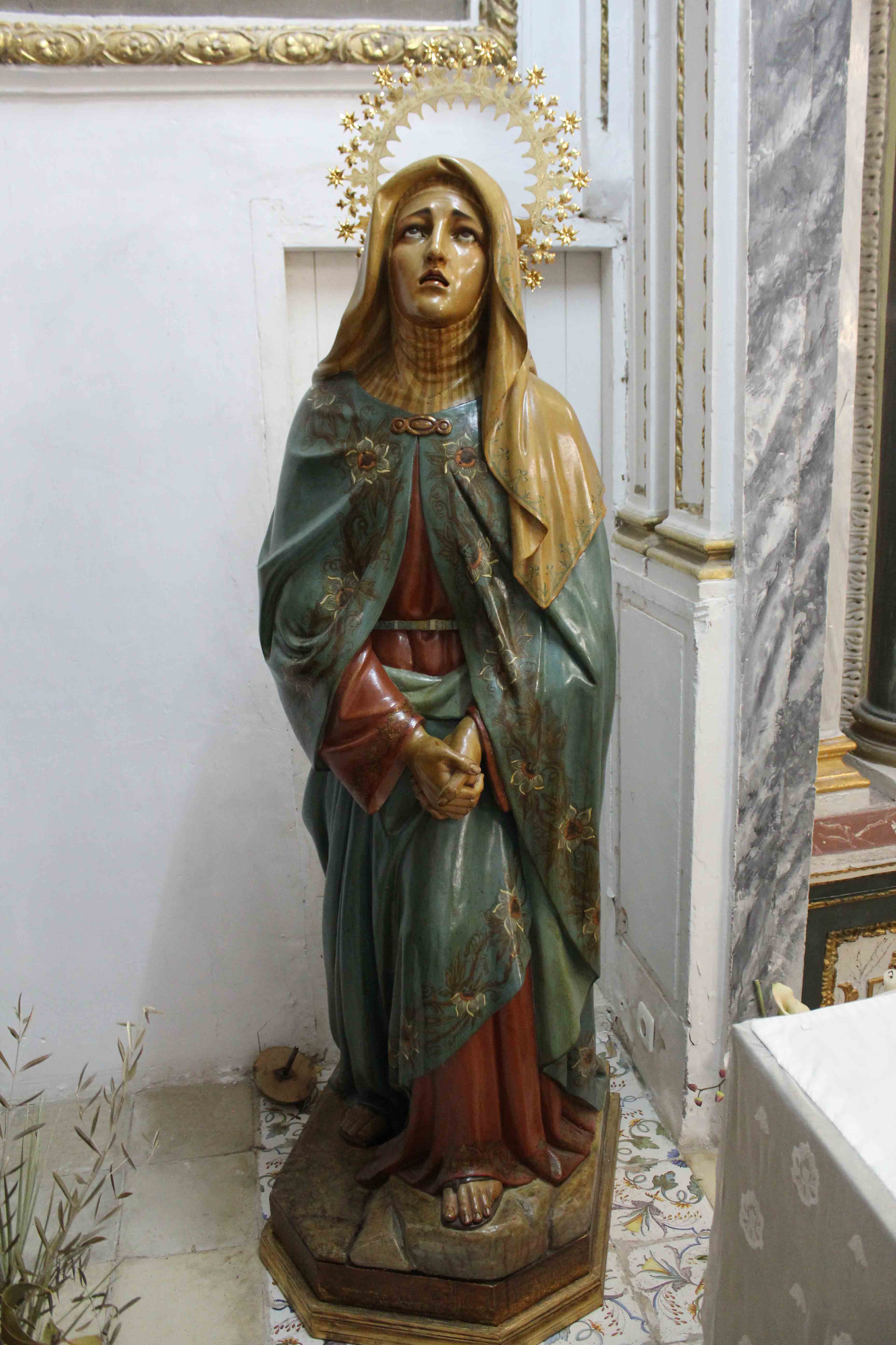 Restauración de la Virgen Dolorosa de la Parroquia de los Santos Reyes de Castellnovo (Castellón)